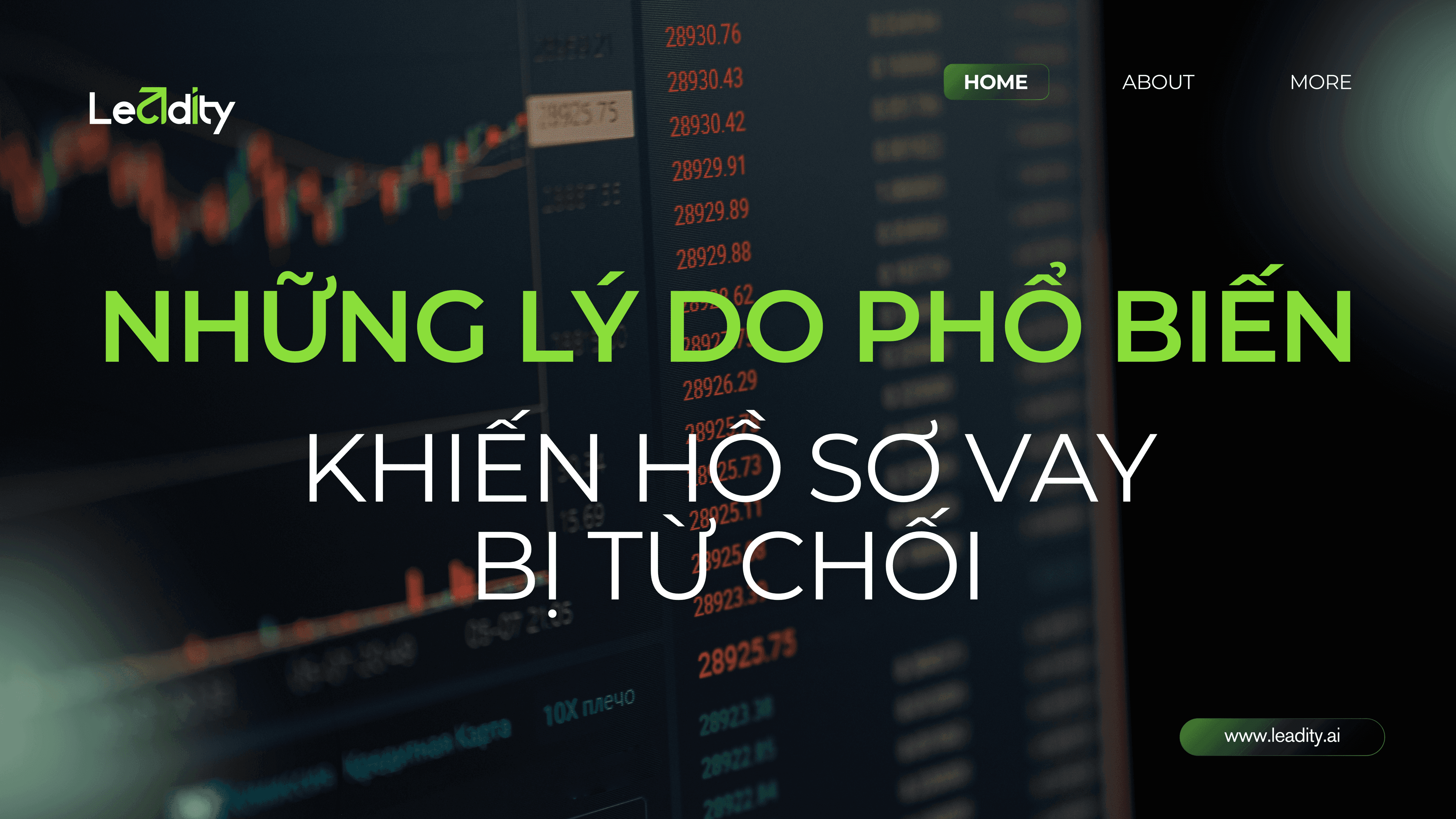 NHỮNG LÝ DO PHỔ BIẾN KHIẾN HỒ SƠ VAY BỊ TỪ CHỐI